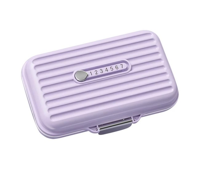 Cutie Medicamente, Flippy, Mov, 7 Compartimente, Portabila si Compacta, 11x7.2x3.5 cm, Ideala pentru Uzul Cotidian Cutie Medicamente, Flippy, Mov, 7 Compartimente, Portabila si Compacta, 11x7.2x3.5 cm, Ideala pentru Uzul Cotidian