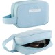 Portfard, Flippy, cu Maner, Material Impermeabil, pentru Cosmetice, 16 x 11 x 7 cm, Albastru