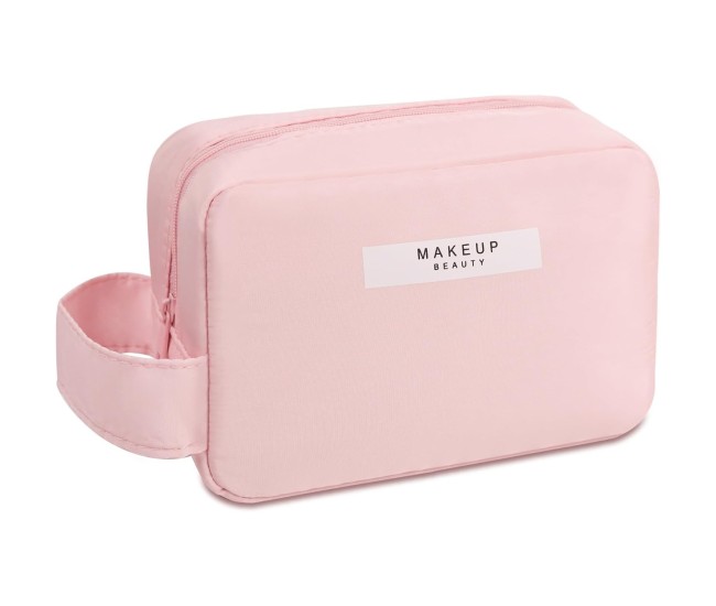 Portfard, Flippy, cu Maner, Material Impermeabil, pentru Cosmetice, 16 x 11 x 7 cm, Roz Portfard, Flippy, cu Maner, Material Impermeabil, pentru Cosmetice, 16 x 11 x 7 cm, Roz