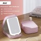 Portfard, Flippy, Geanta Cosmetice, cu Oglinda LED, 3 Moduri de Lumina, Incarcare USB, Baterie 1200 mAh, pentru Organizarea Cosmeticelor, 4 Compartimente, Imitatie Piele, Roz, 16.5x11.5x6 cm Portfard, Flippy, Geanta Cosmetice, cu Oglinda LED, 3 Moduri de Lumina, Incarcare USB, Baterie 1200 mAh, pentru Organizarea Cosmeticelor, 4 Compartimente, Imitatie Piele, Roz, 16.5x11.5x6 cm
