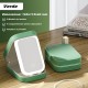 Portfard, Flippy, Geanta Cosmetice, cu Oglinda LED, 3 Moduri de Lumina, Incarcare USB, Baterie 1200 mAh, pentru Organizarea Cosmeticelor, 4 Compartimente, Imitatie Piele, Verde, 16.5x11.5x6 cm Portfard, Flippy, Geanta Cosmetice, cu Oglinda LED, 3 Moduri de Lumina, Incarcare USB, Baterie 1200 mAh, pentru Organizarea Cosmeticelor, 4 Compartimente, Imitatie Piele, Verde, 16.5x11.5x6 cm