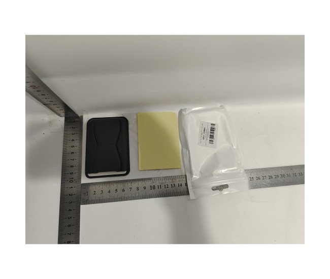 Portofel Flippy MagSafe pentru carduri cu suport integrat, Negru