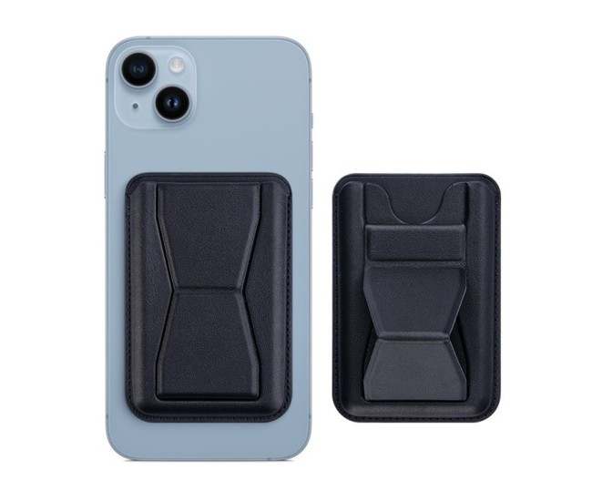 Portofel Flippy MagSafe pentru carduri cu suport integrat, Negru