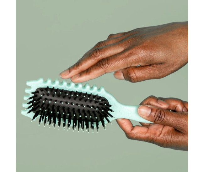 Perie Profesionala pentru Par, Flippy, Perie pentru Definirea Buclelor pentru Par Cret, Multifunctionala, 24.5 x 7 x 4.3 cm, Verde