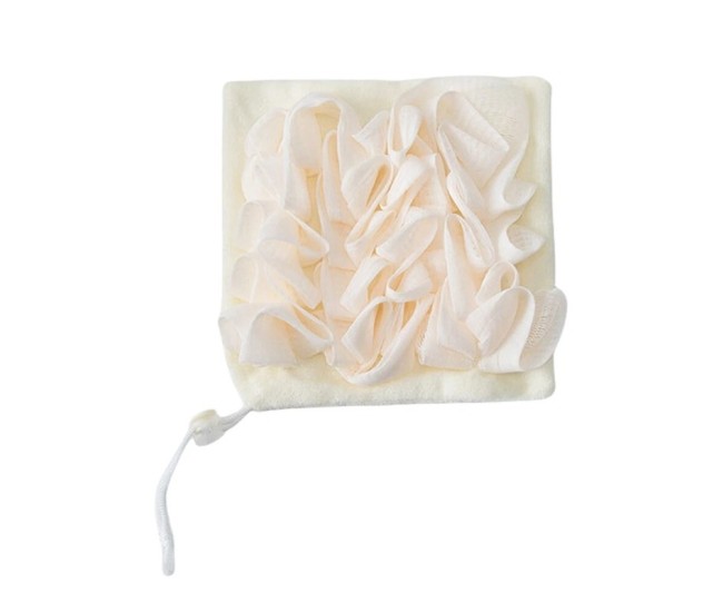 Prosop de Baie, Flippy, 2in1, cu Burete din Plasa, 17 x 17 cm, Bej Prosop de Baie, Flippy, 2in1, cu Burete din Plasa, 17 x 17 cm, Bej