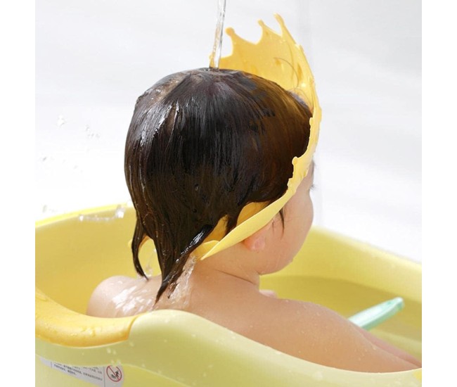 Viziera de Protectie Baie Pentru Copii, Fippy, Model Coroana, Dimensiune ajustabila, Durabil, Usor de curatat, Impotriva Samponului, pentru Ochi si Urechi, TPE+PP, Galbena Viziera de Protectie Baie Pentru Copii, Fippy, Model Coroana, Dimensiune ajustabila, Durabil, Usor de curatat, Impotriva Samponului, pentru Ochi si Urechi, TPE+PP, Galbena