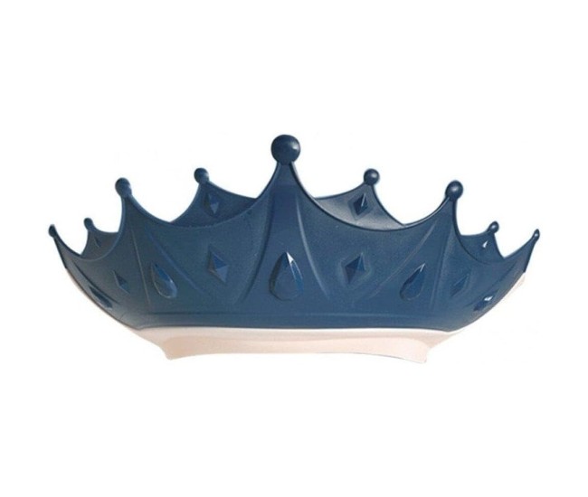 Viziera de Protectie Baie Pentru Copii, Fippy, Model Coroana, Dimensiune ajustabila, Durabil, Usor de curatat, Impotriva Samponului, pentru Ochi si Urechi, TPE+PP, 15x13 cm, Albastru Inchis Viziera de Protectie Baie Pentru Copii, Fippy, Model Coroana, Dimensiune ajustabila, Durabil, Usor de curatat, Impotriva Samponului, pentru Ochi si Urechi, TPE+PP, 15x13 cm, Albastru Inchis