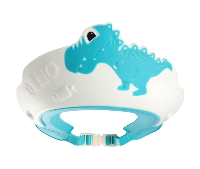 Viziera de Protectie Baie Pentru Copii, Fippy, Model Dinozaur, Dimensiune ajustabila, Durabil, Usor de curatat, Impotriva Samponului, pentru Ochi si Urechi, TPE+PP, 22x21 cm, Albastru Viziera de Protectie Baie Pentru Copii, Fippy, Model Dinozaur, Dimensiune ajustabila, Durabil, Usor de curatat, Impotriva Samponului, pentru Ochi si Urechi, TPE+PP, 22x21 cm, Albastru