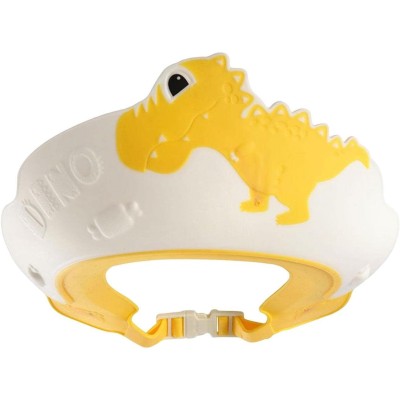 Viziera de Protectie Baie Pentru Copii, Fippy, Model Dinozaur, Dimensiune ajustabila, Durabil, Usor de curatat, Impotriva Samponului, pentru Ochi si Urechi, TPE+PP, 22x21 cm, Galben Viziera de Protectie Baie Pentru Copii, Fippy, Model Dinozaur, Dimensiune ajustabila, Durabil, Usor de curatat, Impotriva Samponului, pentru Ochi si Urechi, TPE+PP, 22x21 cm, Galben