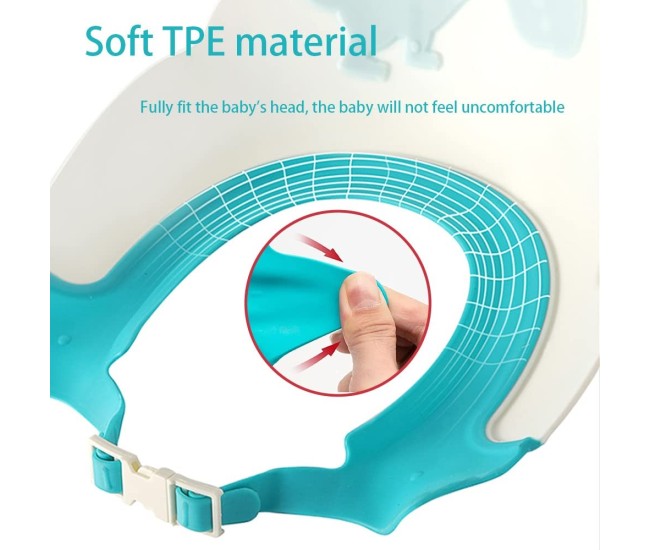 Viziera de Protectie Baie Pentru Copii, Fippy, Model Hipopotam, Dimensiune ajustabila, Durabil, Usor de curatat, Impotriva Samponului, pentru Ochi si Urechi, TPE+PP, 22x21 cm, Albastru Viziera de Protectie Baie Pentru Copii, Fippy, Model Hipopotam, Dimensiune ajustabila, Durabil, Usor de curatat, Impotriva Samponului, pentru Ochi si Urechi, TPE+PP, 22x21 cm, Albastru