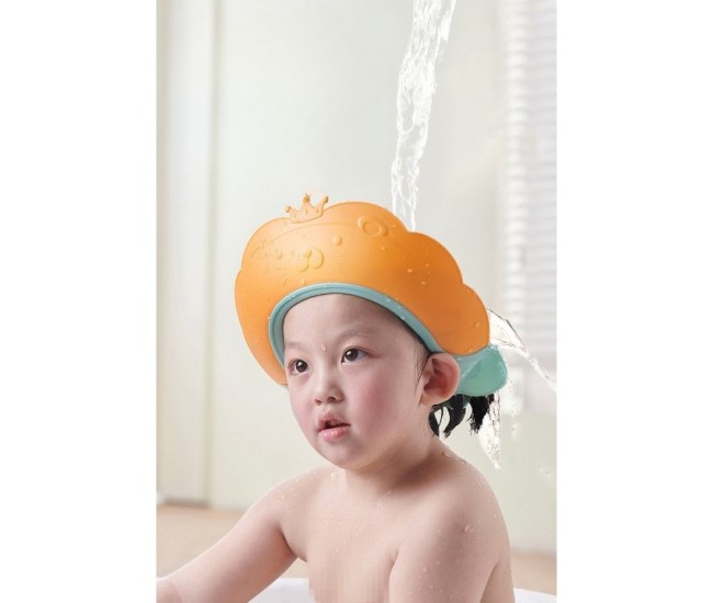 Viziera de Protectie Baie Pentru Copii, Fippy, Model Coronita Leu, Dimensiune ajustabila, Durabil, Usor de curatat, Impotriva Samponului, pentru Ochi si Urechi, TPE+PP, 21x20.5 cm, Portocaliu Viziera de Protectie Baie Pentru Copii, Fippy, Model Coronita Leu, Dimensiune ajustabila, Durabil, Usor de curatat, Impotriva Samponului, pentru Ochi si Urechi, TPE+PP, 21x20.5 cm, Portocaliu