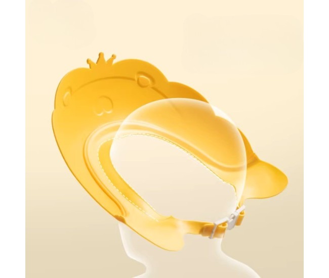 Viziera de Protectie Baie Pentru Copii, Fippy, Model Coronita Leu, Dimensiune ajustabila, Durabil, Usor de curatat, Impotriva Samponului, pentru Ochi si Urechi, TPE+PP, 21x20.5 cm, Galben Viziera de Protectie Baie Pentru Copii, Fippy, Model Coronita Leu, Dimensiune ajustabila, Durabil, Usor de curatat, Impotriva Samponului, pentru Ochi si Urechi, TPE+PP, 21x20.5 cm, Galben