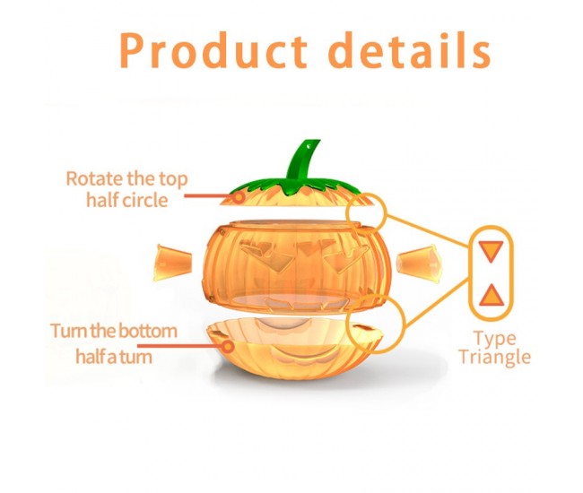 Lampa in Forma de Dovleac de Prins Insecte, Flippy, 12x9.2x12.2 cm, Portocaliu Lampa in Forma de Dovleac de Prins Insecte, Flippy, 12x9.2x12.2 cm, Portocaliu