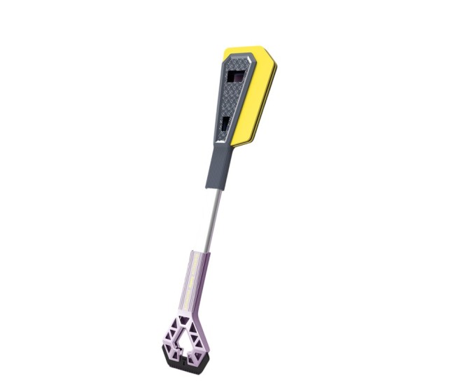 Racleta Auto pentru Zapada cu Doua Capete, Flippy, Universala, Deszapezire Masina, cu Maner Lung, Ergonomica, Detasabila, pentru Geamuri si Caroserie, Usor de Utilizat, 67x12.5 cm, Mov Racleta Auto pentru Zapada cu Doua Capete, Flippy, Universala, Deszapezire Masina, cu Maner Lung, Ergonomica, Detasabila, pentru Geamuri si Caroserie, Usor de Utilizat, 67x12.5 cm, Mov