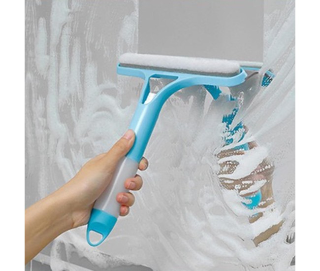 Racleta de Curatare 3 in 1, Flippy, Multifunctional, Pentru Casa si Masina, Pulverizator de Spray, Racleta din Silicon si Burete, 21.5 x 25.7 cm, Albastru Racleta de Curatare 3 in 1, Flippy, Multifunctional, Pentru Casa si Masina, Pulverizator de Spray, Racleta din Silicon si Burete, 21.5 x 25.7 cm, Albastru