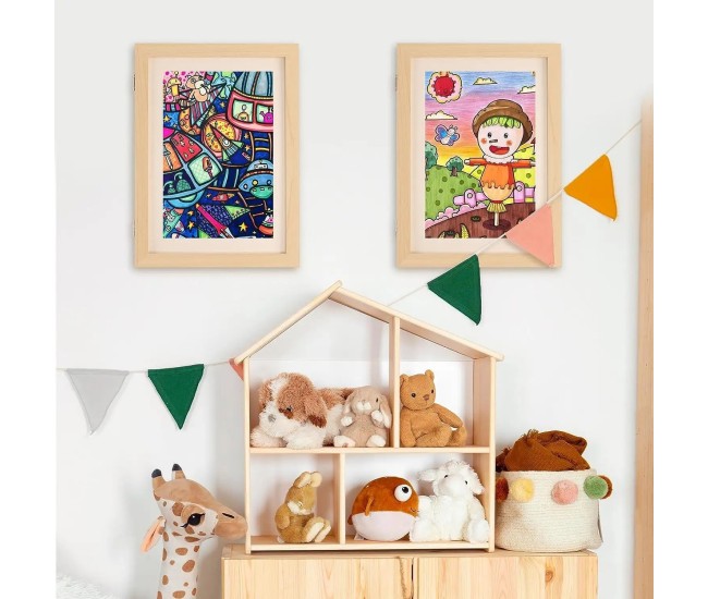 Rama Foto Flippy, din Lemn, cu Spatiu Pentru Depozitare, Pentru Desene si Picturi A4, Sticla Securizata, Rama MDF, Maro Rama Foto Flippy, din Lemn, cu Spatiu Pentru Depozitare, Pentru Desene si Picturi A4, Sticla Securizata, Rama MDF, Maro