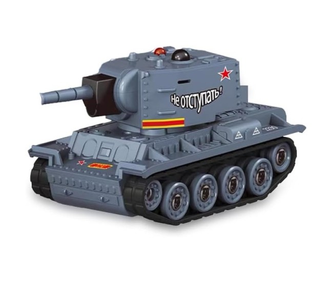 Mini Tanc cu Telecomanda, Flippy, Wireless, 4 x 8 x 4 cm, cu Infrarosu, Gri