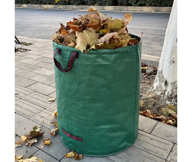 Sac de Colectare a Frunzelor, Flippy, Cos Sac pentru Gradina, Sac de Depozitare a Frunzelor, 45 x 76 cm, 120 l, Verde Sac de Colectare a Frunzelor, Flippy, Cos Sac pentru Gradina, Sac de Depozitare a Frunzelor, 45 x 76 cm, 120 l, Verde