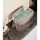 Savoniera cu Suport 2 in 1, Flippy, Pentru Perete sau Blat, PET, Scurgere Optima, Argintiu Transparent Savoniera cu Suport 2 in 1, Flippy, Pentru Perete sau Blat, PET, Scurgere Optima, Argintiu Transparent