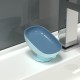 Savoniera din Plastic, Flippy, cu Ventuza, Design Modern, Albastru Savoniera din Plastic, Flippy, cu Ventuza, Design Modern, Albastru