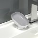 Savoniera din Plastic, Flippy, cu Ventuza, Design Modern, Gri Savoniera din Plastic, Flippy, cu Ventuza, Design Modern, Gri