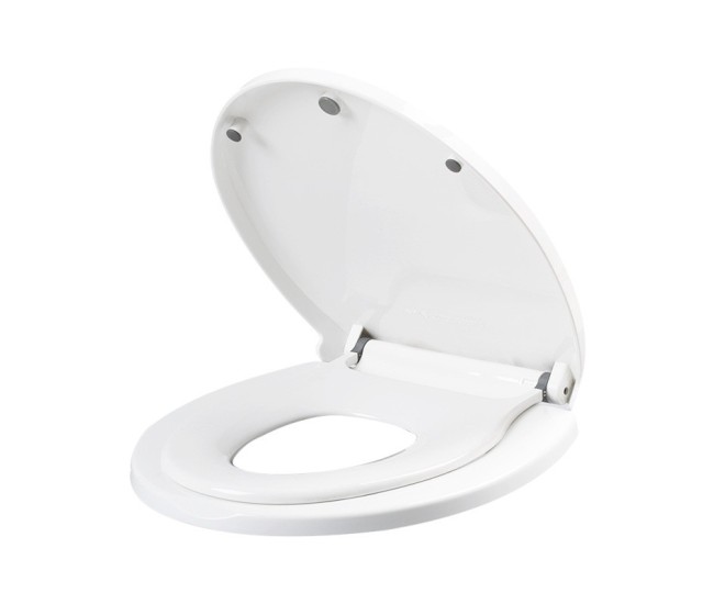 Capac de Toaleta cu Reductie 2 in 1, Flippy, pentru Copii si Adulti, Coborare Lenta si Silentioasa, Instalare Usoara, din PP5 , in Forma de V, Alb Capac de Toaleta cu Reductie 2 in 1, Flippy, pentru Copii si Adulti, Coborare Lenta si Silentioasa, Instalare Usoara, din PP5 , in Forma de V, Alb
