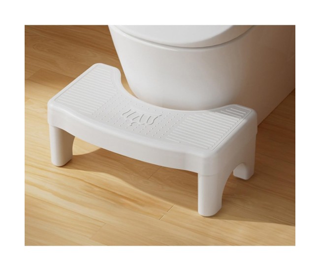 Scaunel WC, Flippy, Tratament Impotriva Hemoroizilor si Constipatiei, Scaun Inaltator WC Copii, Suport Picioare WC, Taburet Inaltator Pozitia Corecta Ghemuit Pe WC, Plastic Rezistent, 17x22x38 cm, Alb Scaunel WC, Flippy, Tratament Impotriva Hemoroizilor si Constipatiei, Scaun Inaltator WC Copii, Suport Picioare WC, Taburet Inaltator Pozitia Corecta Ghemuit Pe WC, Plastic Rezistent, 17x22x38 cm, Alb