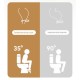Scaunel WC, Flippy, Tratament Impotriva Hemoroizilor si Constipatiei, Scaun Inaltator WC Copii, Suport Picioare WC, Taburet Inaltator Pozitia Corecta Ghemuit Pe WC, Plastic Rezistent, 17x22x38 cm, Albastru Scaunel WC, Flippy, Tratament Impotriva Hemoroizilor si Constipatiei, Scaun Inaltator WC Copii, Suport Picioare WC, Taburet Inaltator Pozitia Corecta Ghemuit Pe WC, Plastic Rezistent, 17x22x38 cm, Albastru