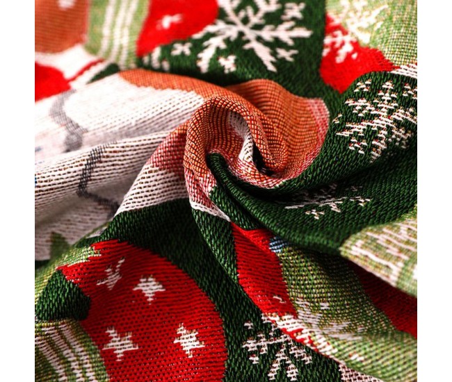 Servet de Masa, Flippy, Model Mos Craciun, Scris HoHoHo, Tematica Craciun, Prosop pentru Masa, Bumbac si Fibre Sintetice, 43x33 cm, Verde Servet de Masa, Flippy, Model Mos Craciun, Scris HoHoHo, Tematica Craciun, Prosop pentru Masa, Bumbac si Fibre Sintetice, 43x33 cm, Verde