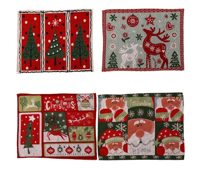 Servet de Masa, Flippy, Model Ren, Brad si Globulete, Scris Merry Christmas, Tematica Craciun, Prosop pentru Masa, 47x33 cm, Bumbac si Fibre Sintetice, Rosu Servet de Masa, Flippy, Model Ren, Brad si Globulete, Scris Merry Christmas, Tematica Craciun, Prosop pentru Masa, 47x33 cm, Bumbac si Fibre Sintetice, Rosu