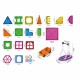 Set 100 de Piese Magnetice de Constructie, Flippy, Magnetic Tiles, Piese Mari, Forme Geometrice, 3 Ani, ABS, Magnet, 20.5 x 14.5 x 12 cm, Multicolor Set 100 de Piese Magnetice de Constructie, Flippy, Magnetic Tiles, Piese Mari, Forme Geometrice, 3 Ani, ABS, Magnet, 20.5 x 14.5 x 12 cm, Multicolor