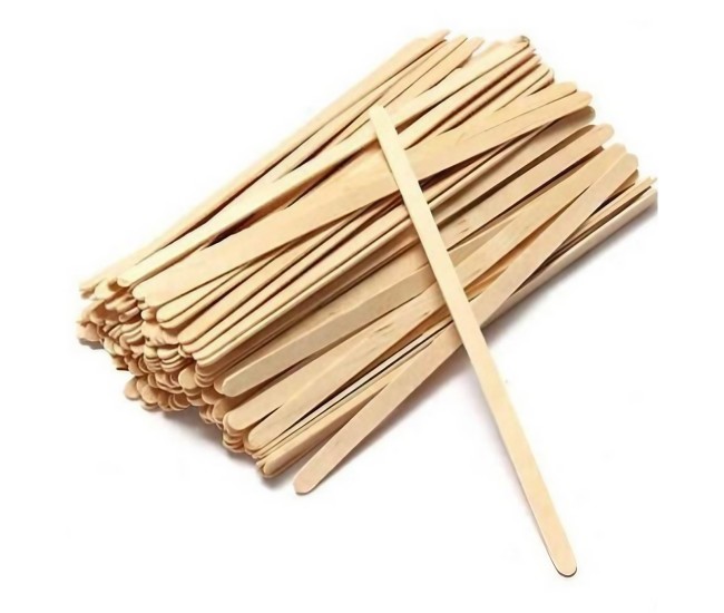 Set 1000 Palete pentru Cafea, Flippy, din Lemn, Ambalate Individual, 140x5x1.3 mm