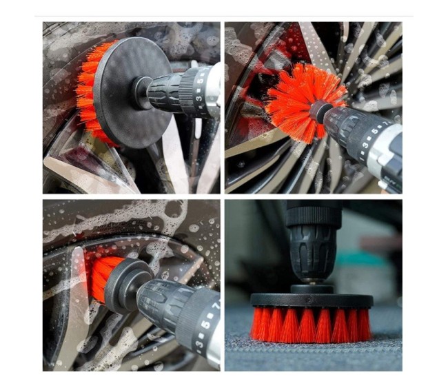 Set 12 Accesorii pentru Curatare Auto, Flippy, Interior si Exterior, Rosu Set 12 Accesorii pentru Curatare Auto, Flippy, Interior si Exterior, Rosu