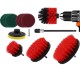 Set 12 Accesorii pentru Curatare Auto, Flippy, Interior si Exterior, Rosu Set 12 Accesorii pentru Curatare Auto, Flippy, Interior si Exterior, Rosu