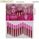 Set 12 Lip Gloss Kevin&Coco, nuante de rosu, rose, nude, cutie dreptunghiulara, 26.5x16.5x2.2 cm, 200 g, multicolor Set 12 Lip Gloss Kevin&Coco, nuante de rosu, rose, nude, cutie dreptunghiulara, 26.5x16.5x2.2 cm, 200 g, multicolor