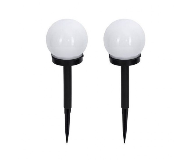 Set 2 lampa solara LED, Sferica, Tip Glob Flippy, Diametru 10 cm, Multicolor Set 2 lampa solara LED, Sferica, Tip Glob Flippy, Diametru 10 cm, Multicolor