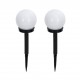 Set 2 lampa solara LED, Sferica, Tip Glob Flippy, Diametru 10 cm, Multicolor Set 2 lampa solara LED, Sferica, Tip Glob Flippy, Diametru 10 cm, Multicolor