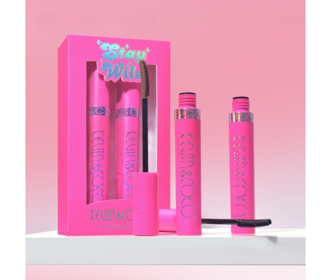 Set 2 Mascara, KEVIN & COCO, Stay Wild, 2 culori, 15.1 x 8.5 x 2.2 cm, Negru/Maro Set 2 Mascara, KEVIN & COCO, Stay Wild, 2 culori, 15.1 x 8.5 x 2.2 cm, Negru/Maro
