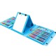 Set 208 Piese, Complet pentru Pictura si Desen, Flippy, Tip Servieta, 3-12 Ani, 32.6 x 27.7 x 6 cm, Albastru Set 208 Piese, Complet pentru Pictura si Desen, Flippy, Tip Servieta, 3-12 Ani, 32.6 x 27.7 x 6 cm, Albastru