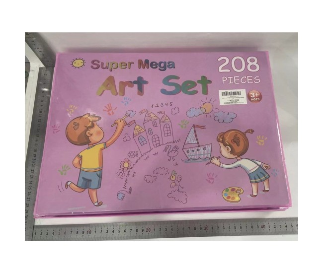 Set 208 Piese, Complet pentru Pictura si Desen, Flippy, Tip Servieta, 3-12 Ani, 40.5 x 5 x 30 cm, Roz Set 208 Piese, Complet pentru Pictura si Desen, Flippy, Tip Servieta, 3-12 Ani, 40.5 x 5 x 30 cm, Roz