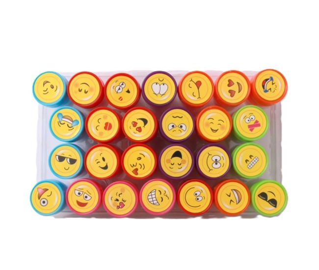 Set 26 Stampile, Flippy, pentru Copii 4-6 Ani, Model Fete Zambitoare Emoji, 20 x 10 x 2 cm, Multicolor Set 26 Stampile, Flippy, pentru Copii 4-6 Ani, Model Fete Zambitoare Emoji, 20 x 10 x 2 cm, Multicolor