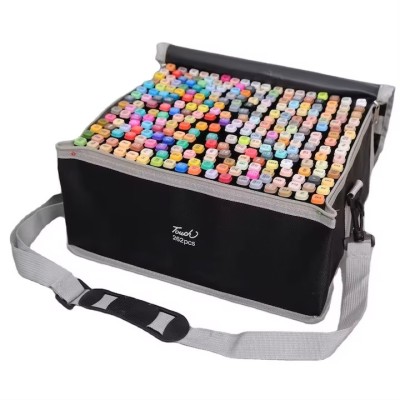 Set 262 Markere Duble, Flippy, pe Baza de Alcool, Geanta Impermeabila Inclusa, Culori Numerotate, 37 x 21.5 x 16.3 cm, Multicolor Set 262 Markere Duble, Flippy, pe Baza de Alcool, Geanta Impermeabila Inclusa, Culori Numerotate, 37 x 21.5 x 16.3 cm, Multicolor