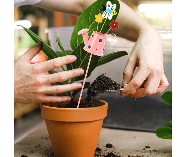 Set 3 Decoratiuni de Gradina, Flippy, Model Stropitoare, din Fier, 28 x 5 cm, Multicolor Set 3 Decoratiuni de Gradina, Flippy, Model Stropitoare, din Fier, 28 x 5 cm, Multicolor