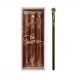 Set 3 Pensule de Machiaj, Flippy, Portabile, pentru Fard de Ochi, din Par Sintetic Moale, Auriu, 16.5x6.5x1.6 cm Set 3 Pensule de Machiaj, Flippy, Portabile, pentru Fard de Ochi, din Par Sintetic Moale, Auriu, 16.5x6.5x1.6 cm