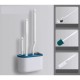 Set 3 Perii pentru Toaleta, Flippy, din Silicon, Perie Zimtata, Cap Flexibil, Suport Adeziv pentru Montarea pe Perete, 39 x 19 x 9.8 cm, Albastru/Alb Set 3 Perii pentru Toaleta, Flippy, din Silicon, Perie Zimtata, Cap Flexibil, Suport Adeziv pentru Montarea pe Perete, 39 x 19 x 9.8 cm, Albastru/Alb