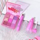 Set 3 Produse de Machiaj, KEVIN & COCO, Pink Ice Star, 9 culori, 15.5 x 13 x 3.4 cm Set 3 Produse de Machiaj, KEVIN & COCO, Pink Ice Star, 9 culori, 15.5 x 13 x 3.4 cm