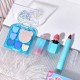 Set 3 Produse de Machiaj, KEVIN & COCO, Ice Blue Bear, 6 culori, 15.5 x 13 x 3.4 cm Set 3 Produse de Machiaj, KEVIN & COCO, Ice Blue Bear, 6 culori, 15.5 x 13 x 3.4 cm