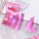 Set 3 Produse de Machiaj, KEVIN & COCO, Pink Ice Star, 9 culori, 15.5 x 13 x 3.4 cm Set 3 Produse de Machiaj, KEVIN & COCO, Pink Ice Star, 9 culori, 15.5 x 13 x 3.4 cm