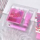 Set 3 Produse de Machiaj, KEVIN & COCO, Pink Ice Star, 9 culori, 15.5 x 13 x 3.4 cm Set 3 Produse de Machiaj, KEVIN & COCO, Pink Ice Star, 9 culori, 15.5 x 13 x 3.4 cm