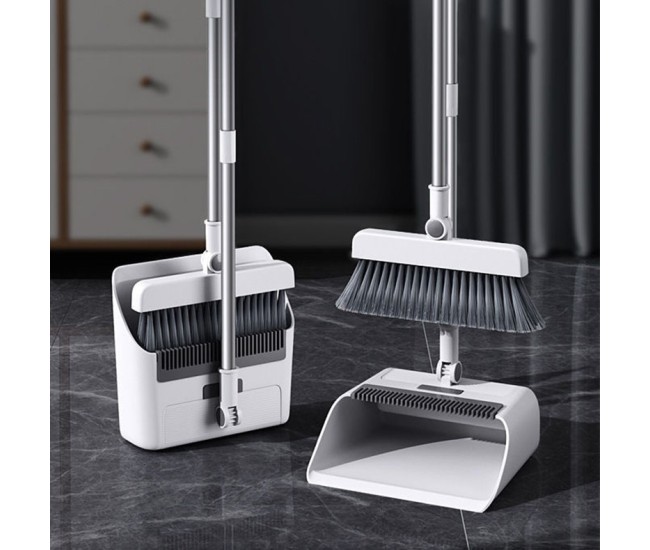 Matura Perie si Faras cu Coada Flippy, Set 3in1, cu Dinti de Pieptene pentru Curatare Matura, rotativ, pliabil, detasabil, Otel inoxidabil si Polipropilena, Alb Matura Perie si Faras cu Coada Flippy, Set 3in1, cu Dinti de Pieptene pentru Curatare Matura, rotativ, pliabil, detasabil, Otel inoxidabil si Polipropilena, Alb